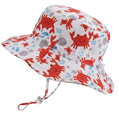 Baby Sun Hat Adjustable – Outdoor Toddler Swim Beach...
